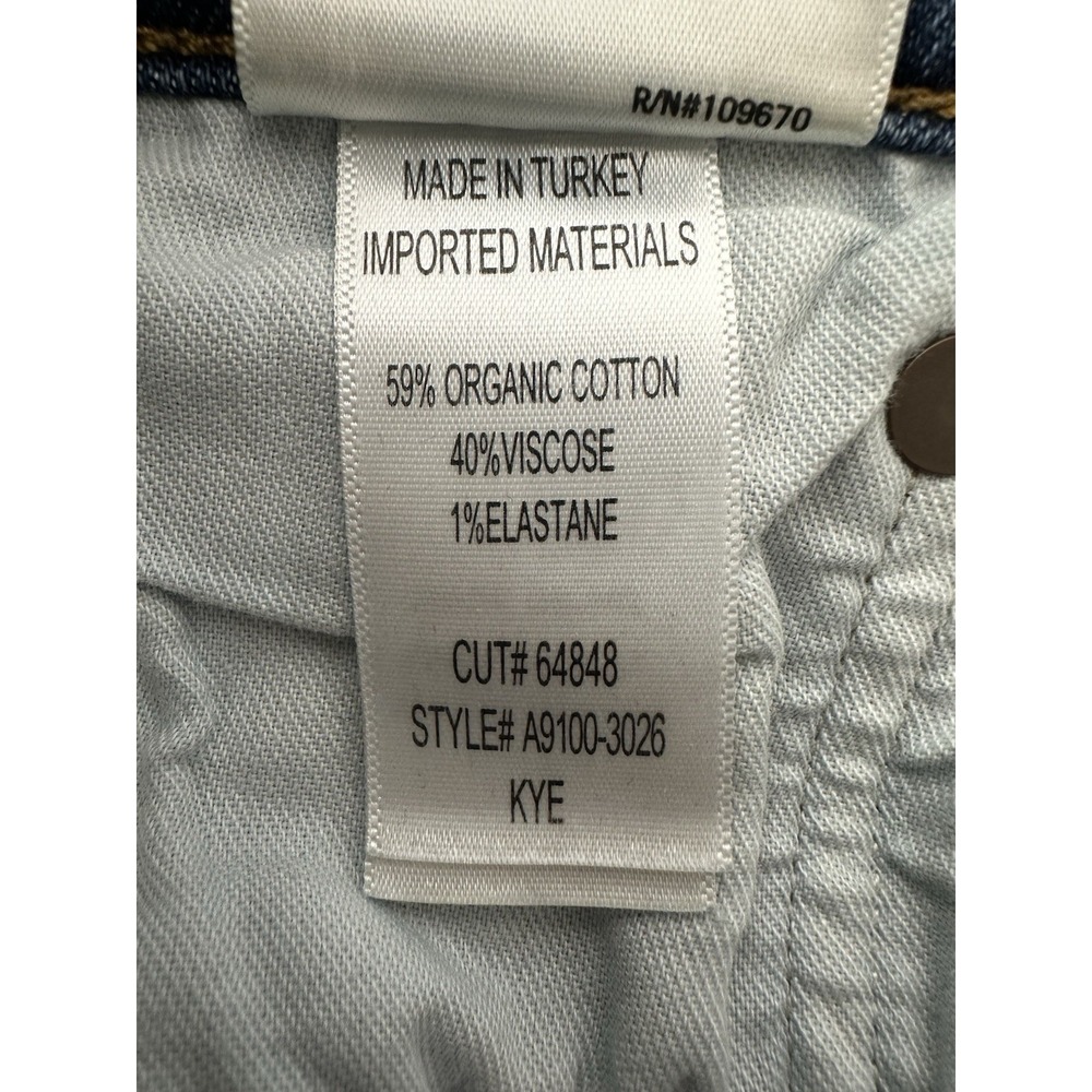 AGOLDE KYE Jeans Women's SIZE 28 Straight Leg Blue Stretch - Picture 5 of 7